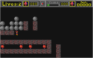 Boulder Dash atari screenshot